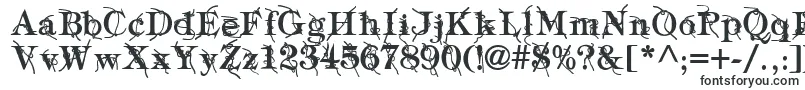 Czcionka TypographyTiesBold – czcionki, zaczynające się od T
