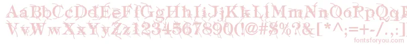 Fonte TypographyTiesBold – fontes cor-de-rosa