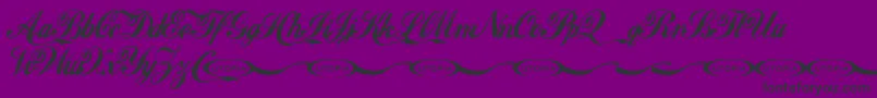 Ft64-fontti – mustat fontit violetilla taustalla
