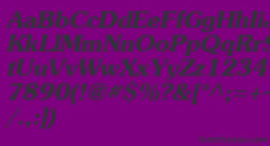 Agsou15 font – Black Fonts On Purple Background