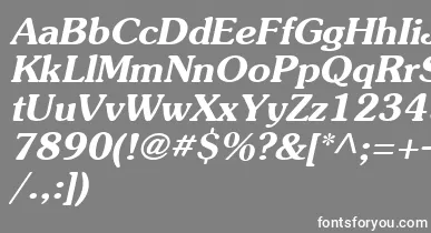 Agsou15 font – White Fonts On Gray Background