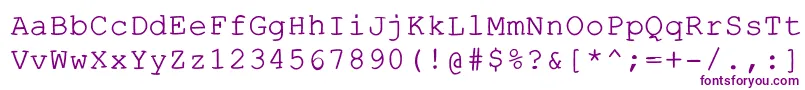 Escapetypewritercmedium Font – Purple Fonts