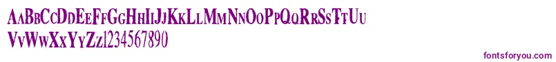 Boutique Font – Purple Fonts on White Background