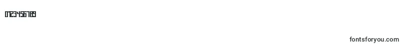 BravadoBlock Font – Fonts for Numbers and Digits