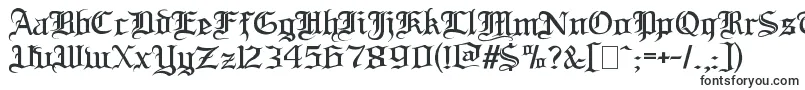 Шрифт Bloodandblade – знаменитые шрифты