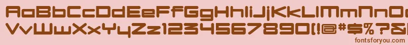 Lisätietoja Dbxlnuw-fontista Dbxlnuw-fontti – ruskeat fontit vaaleanpunaisella taustalla