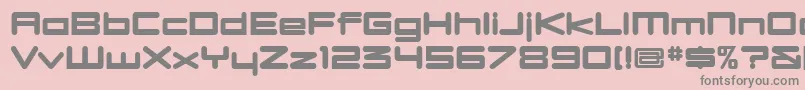 Dbxlnuw Font – Gray Fonts on Pink Background