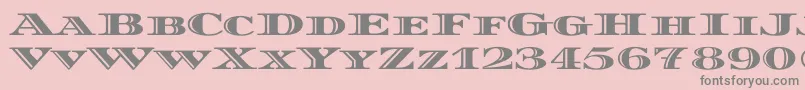 DiplomatascRegular Font – Gray Fonts on Pink Background