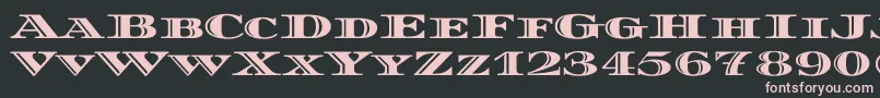 DiplomatascRegular Font – Pink Fonts on Black Background