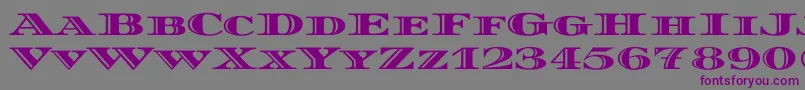 DiplomatascRegular Font – Purple Fonts on Gray Background