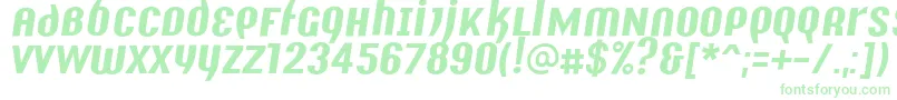 Y2kAnalogLegacyItalic-Schriftart – Grüne Schriften