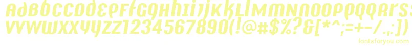 Y2kAnalogLegacyItalic Font – Yellow Fonts