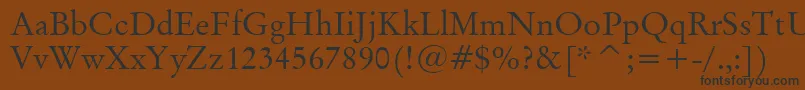 More about Baramond Font Baramond Font – Black Fonts on Brown Background