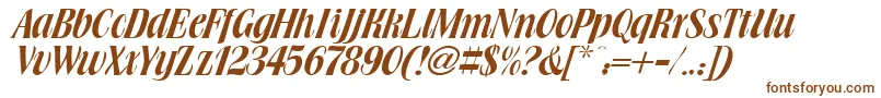 Weitere Informationen zur Brochure-Schriftart Brochure-Schriftart – Braune Schriften