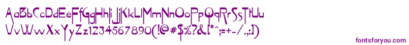 Vireofont Font – Purple Fonts on White Background