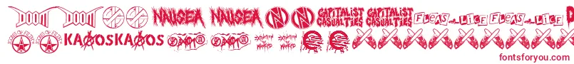 Punkrawk.Fontvir.Us Font – Red Fonts