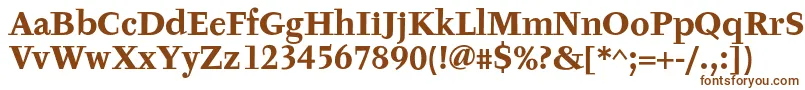 TyfaTextOtBold Font – Brown Fonts