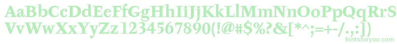 TyfaTextOtBold Font – Green Fonts