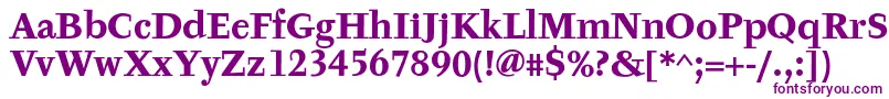 TyfaTextOtBold Font – Purple Fonts