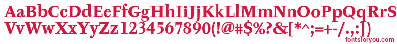 TyfaTextOtBold Font – Red Fonts