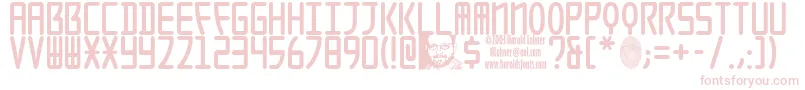 Seoulcaps-fontti – vaaleanpunaiset fontit