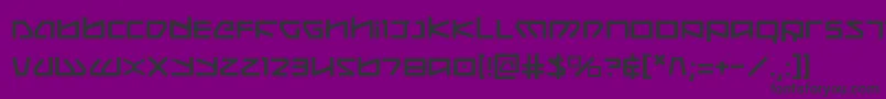 Kobold Font – Black Fonts on Purple Background