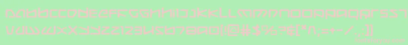 Kobold Font – Pink Fonts on Green Background