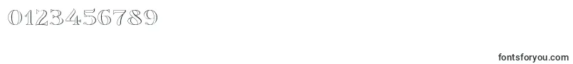 Sortefax-Schriftart – Schriften für Zahlen und Nummern