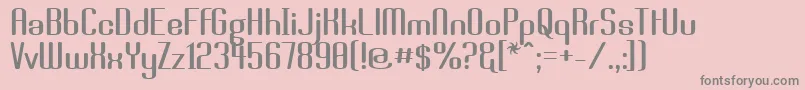 Подробнее о шрифте Brassiere Шрифт Brassiere – серые шрифты на розовом фоне