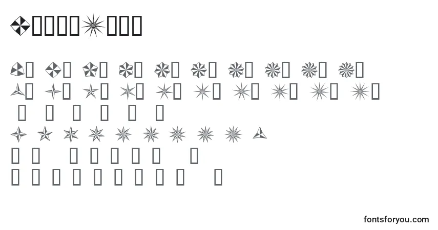 Schriftart BasicStar – Alphabet, Zahlen, spezielle Symbole