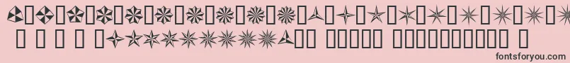 fuente BasicStar – Fuentes Negras Sobre Fondo Rosa