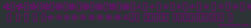 BasicStar Font – Purple Fonts on Black Background