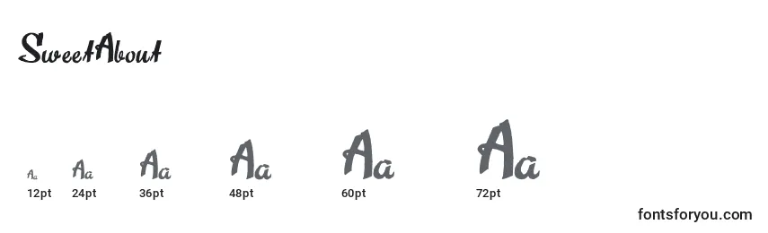 SweetAbout (107992) Font Sizes
