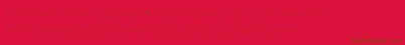 Bettyhomemaker Font – Brown Fonts on Red Background