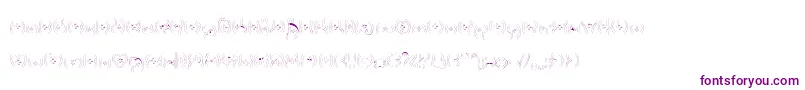 Bettyhomemaker Font – Purple Fonts on White Background