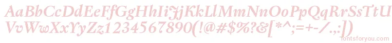 RegentProBoldItalic Font – Pink Fonts