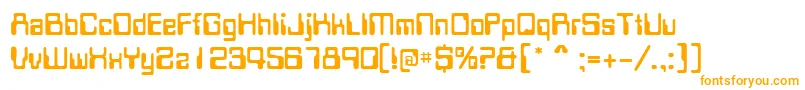 Шрифт MagcardsskRegular – оранжевые шрифты