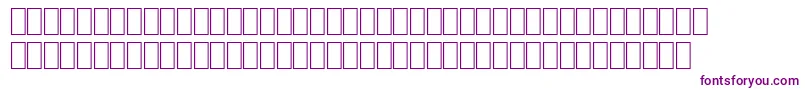 OcrBDigitsRegular Font – Purple Fonts on White Background