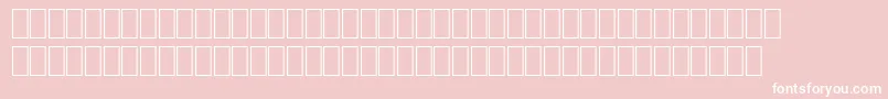 Fonte OcrBDigitsRegular – fontes brancas em um fundo rosa