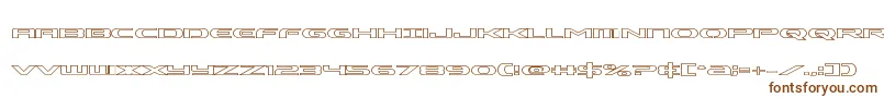 Weitere Informationen zur Alphamenout-Schriftart Alphamenout-Schriftart – Braune Schriften auf weißem Hintergrund