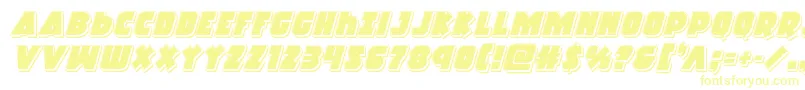 Racketsquadpunchital Font – Yellow Fonts