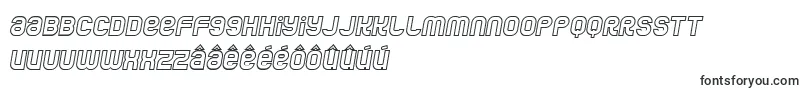 JumboOutlineItalic Font – Frisian Fonts