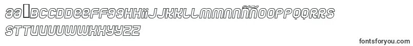 JumboOutlineItalic Font – Spanish Fonts