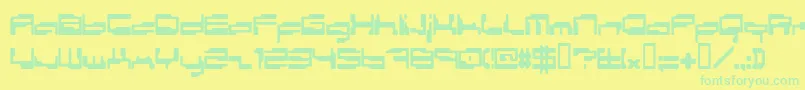 Lisätietoja Personal-fontista Personal-fontti – vihreät fontit keltaisella taustalla