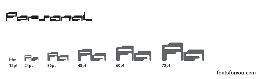 Personal Font Sizes