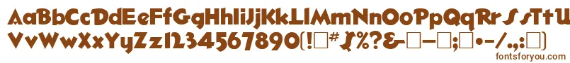 HazaelRegular-fontti – ruskeat fontit