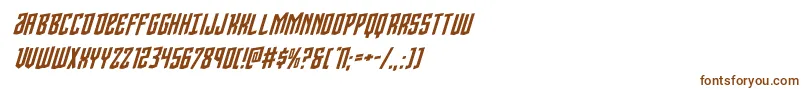 Шрифт Viceroyrotal – коричневые шрифты на белом фоне