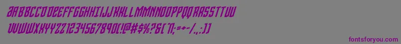 Шрифт Viceroyrotal – фиолетовые шрифты на сером фоне