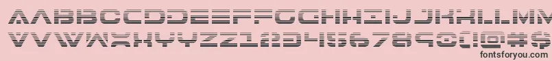 7thservicegrad Font – Black Fonts on Pink Background