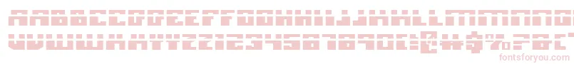 フォントMicronianExpandedLaser – ピンクのフォント